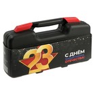 Набор инструментов в кейсе ТУНДРА «23 ФЕВРАЛЯ», в подарочной упаковке, 39 предметов - Фото 2