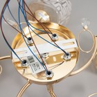 Люстра "Лина" 5х60Вт Е27 золото 56х56х26 SVK 9484278