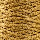 Шнур для вязания 100% полиэфир 3мм 100м/200±20гр (07-золотой) - Фото 3