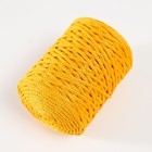 Шнур для вязания 100% полиэфир 3мм 100м/200±20гр (08-желтый) - Фото 2