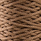 Шнур для вязания 100% полиэфир 3мм 100м/200±20гр (09-кофе) - Фото 3