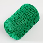 Шнур для вязания 100% полиэфир 3мм 100м/200±20гр (25-зеленый) - фото 9227982
