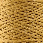 Шнур для вязания 100% полиэфир 1мм 200м/75±10гр (07-золотой) - фото 9851514