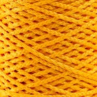 Шнур для вязания 100% полиэфир 1мм 200м/75±10гр (08-желтый) - фото 6805992
