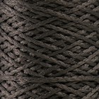 Шнур для вязания 100% полиэфир 1мм 200м/75±10гр (12-темно-серый) - Фото 3