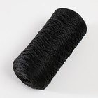Шнур для вязания 100% полиэфир 1мм 200м/75±10гр (13-черный) - фото 9851525