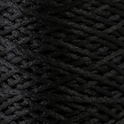 Шнур для вязания 100% полиэфир 1мм 200м/75±10гр (13-черный) - фото 9851526