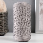 Шнур для вязания 100% полиэфир 1мм 200м/75±10гр (14-светло-серый) - фото 110549726
