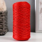 Шнур для вязания 100% полиэфир 1мм 200м/75±10гр (27-красный) - фото 22009978
