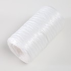 Пряжа для ручного вязания 100% полипропилен 200м/50гр. (05-матовый белый) - Фото 2