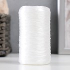 Пряжа для ручного вязания 100% полипропилен 200м/50гр. (17-прозрачный белый) - фото 319741207