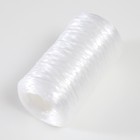 Пряжа для ручного вязания 100% полипропилен 200м/50гр. (17-прозрачный белый) - Фото 2