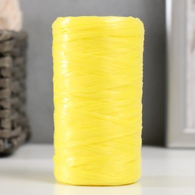 Пряжа для ручного вязания 100% полипропилен 200м/50гр. (35-ярко-желтый)