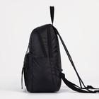 Рюкзак на молнии, наружный карман, цвет чёрный - Фото 2