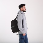 Рюкзак на молнии, наружный карман, цвет чёрный - Фото 7