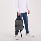 Рюкзак на молнии, наружный карман, цвет серый - Фото 7