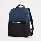 Рюкзак на молнии, отделение для ноутбука, цвет синий - фото 2829742