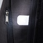 Рюкзак на молнии, 2 наружных кармана, цвет чёрный - Фото 5