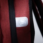 Рюкзак на молнии, наружный карман, цвет красный - Фото 5