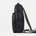 Рюкзак на молнии, наружный карман, цвет чёрный - Фото 2