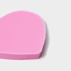 Молд Доляна «Плюмерия», силикон, 9×8×0,8 см, цвет розовый - фото 4371099
