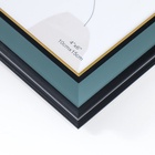 Фоторамка пластик 10х15 см "Дуб синий" внутренняя золотая обводка 18,5х13,5 см - фото 26317307 Фоторамка пластик 10х15 см "Дуб синий" внутренняя золотая обводка 18,5х13,5 см - фото 26317307