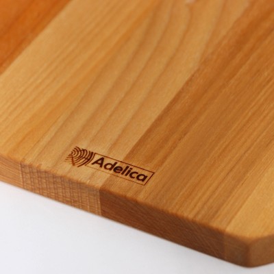 Набор деревянных разделочных досок на подставке Adelica, 3 шт: 30×24, 22,5×18, 19×15 см, пропитаны минеральным маслом, берёза