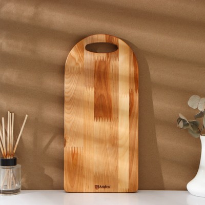 Набор деревянных разделочных досок на подставке Adelica, 3 шт.: 38×18, 30×18, 22×18 см, берёза