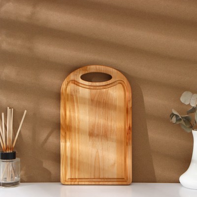 Набор деревянных разделочных досок на подставке Adelica, 3 шт.: 38×18, 30×18, 22×18 см, берёза