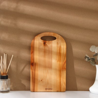 Набор деревянных разделочных досок на подставке Adelica, 3 шт.: 38×18, 30×18, 22×18 см, берёза