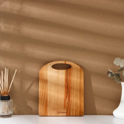 Набор деревянных разделочных досок на подставке Adelica, 3 шт.: 38×18, 30×18, 22×18 см, берёза