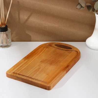 Набор деревянных разделочных досок на подставке Adelica, 3 шт.: 38×18, 30×18, 22×18 см, берёза