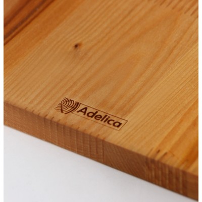 Набор деревянных разделочных досок на подставке Adelica, 3 шт.: 38×18, 30×18, 22×18 см, берёза