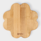 Менажница авторская Adelica «Сердце», 4 секции, 22×22×1.8 см, дерево берёза, пропитана минеральным маслом, коричневая - Фото 9