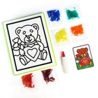 Картина кристаллами «Медвежонок с сердечком» - Фото 2
