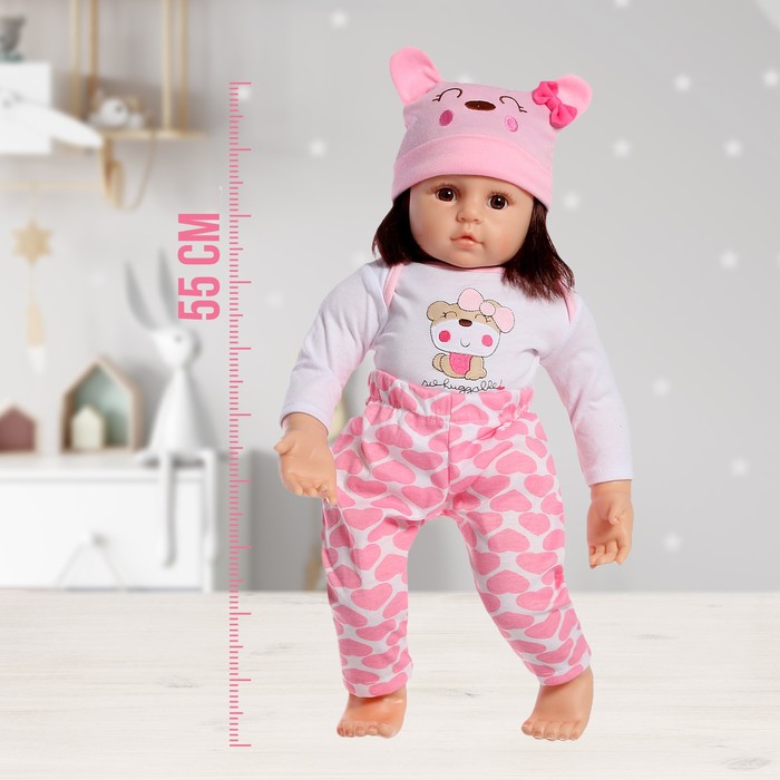 Пупс мягконабивной «Мой малыш» с аксессуарами 60264