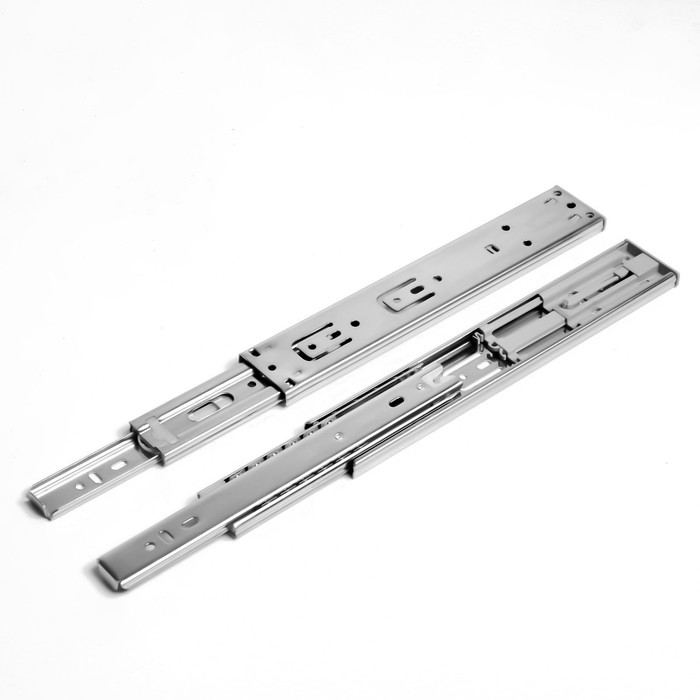 Шариковые направляющие ТУНДРА, система Push to Open 4512, L=250 мм, H=45 мм, 2 шт.