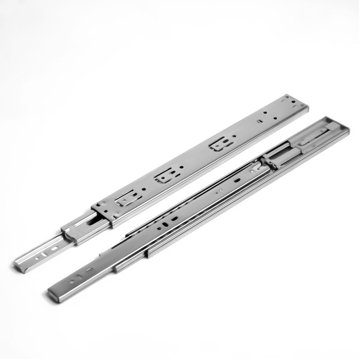 Шариковые направляющие ТУНДРА, система Push to Open 4512, L=350 мм, H=45 мм, 2 шт.