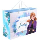 Пакет-коробка, 40 х 30 х 15 см "Journey", Холодное сердце - фото 6806430
