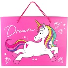 Пакет подарочный-коробка, 40×30×15 см Dream, упаковка, Минни Маус и Единорог - Фото 3