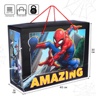 Пакет-коробка, 40 х 30 х 15 см "Amazing", Человек-паук - фото 10242114