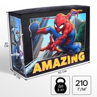 Пакет подарочный-коробка, 40×30×15 см Amazing, упаковка, Человек-паук - Фото 1