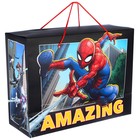 Пакет-коробка, 40 х 30 х 15 см "Amazing", Человек-паук - фото 6806440