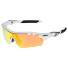 Очки велосипедные E23, со сменными линзами, в кейсе, белые 9275147