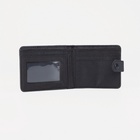 Портмоне мужское, на кнопке, два отделения, чёрное - Фото 5