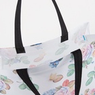 Сумка хозяйственная без застёжки, 32×10×27 см, белая/разноцветная - Фото 4