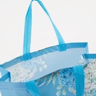 Сумка хозяйственная без застёжки, голубая  (артикул 9398474)  большой выбор товаров оптом и в розницу по низким ценам с доставкой