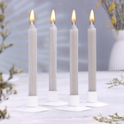Набор свечей хозяйственных, 4 шт, 1,8х17,5 см, 5 ч - фото 8036462