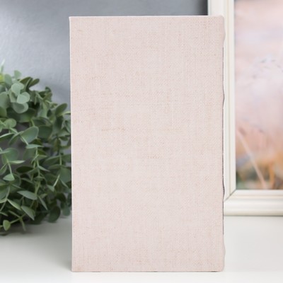 Шкатулка книга - сейф «Синие узоры», дерево, искусственная кожа, 21×13×5 см