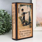 Сейф-книга дерево кожзам "Приключения Тома Сойера" 21х13х5 см - фото 320551830